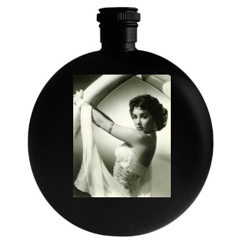 Elizabeth Taylor Round Flask