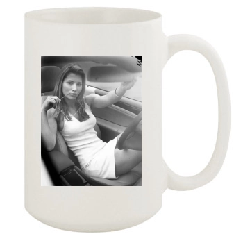 Jessica Biel 15oz White Mug