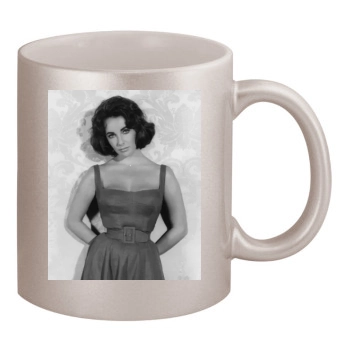 Elizabeth Taylor 11oz Metallic Silver Mug