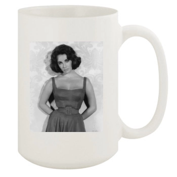 Elizabeth Taylor 15oz White Mug