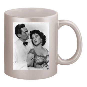 Elizabeth Taylor 11oz Metallic Silver Mug