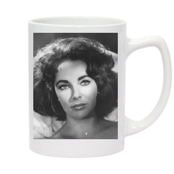 Elizabeth Taylor 14oz White Statesman Mug