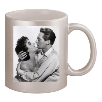 Elizabeth Taylor 11oz Metallic Silver Mug