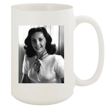 Elizabeth Taylor 15oz White Mug