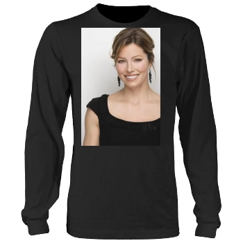 Jessica Biel Men's Heavy Long Sleeve TShirt