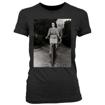 Elizabeth Taylor Women's Junior Cut Crewneck T-Shirt