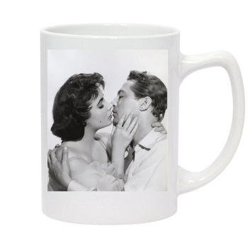 Elizabeth Taylor 14oz White Statesman Mug