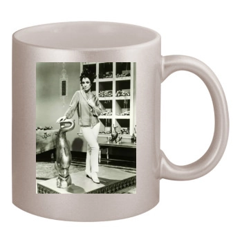 Elizabeth Taylor 11oz Metallic Silver Mug