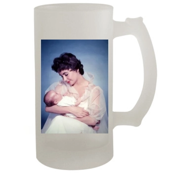 Elizabeth Taylor 16oz Frosted Beer Stein