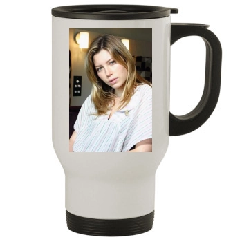 Jessica Biel Stainless Steel Travel Mug