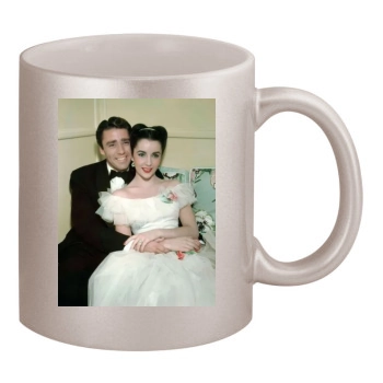 Elizabeth Taylor 11oz Metallic Silver Mug