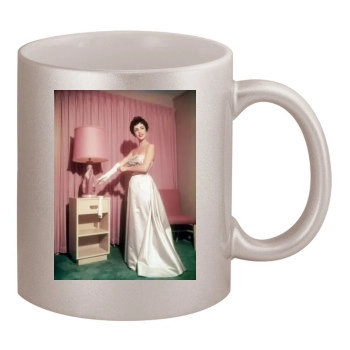 Elizabeth Taylor 11oz Metallic Silver Mug