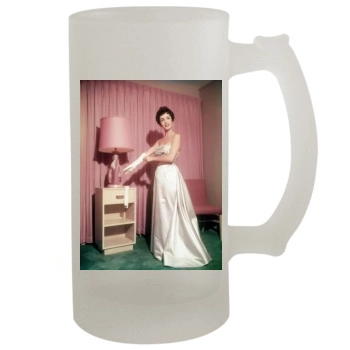 Elizabeth Taylor 16oz Frosted Beer Stein