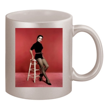 Elizabeth Taylor 11oz Metallic Silver Mug