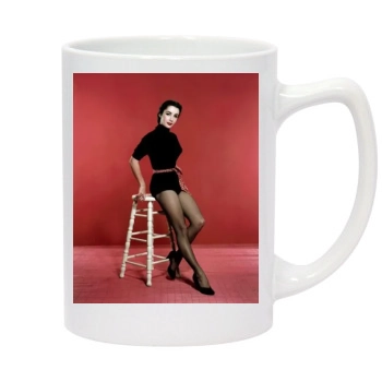 Elizabeth Taylor 14oz White Statesman Mug