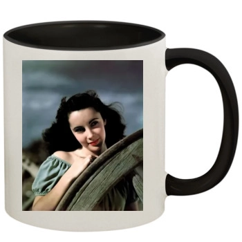 Elizabeth Taylor 11oz Colored Inner & Handle Mug