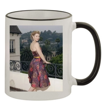 Jessica Biel 11oz Colored Rim & Handle Mug