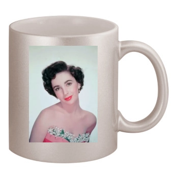 Elizabeth Taylor 11oz Metallic Silver Mug