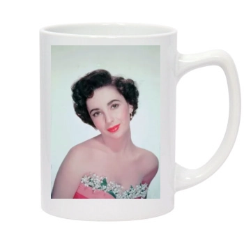 Elizabeth Taylor 14oz White Statesman Mug