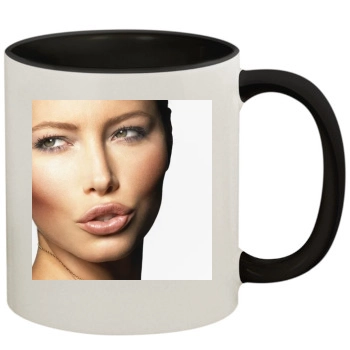 Jessica Biel 11oz Colored Inner & Handle Mug