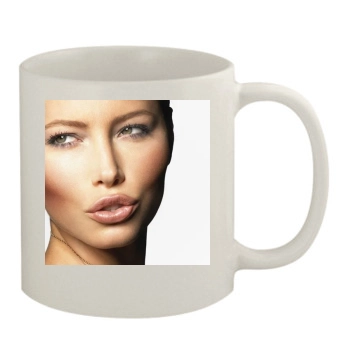 Jessica Biel 11oz White Mug