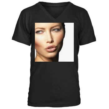 Jessica Biel Men's V-Neck T-Shirt