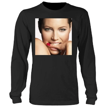 Jessica Biel Men's Heavy Long Sleeve TShirt