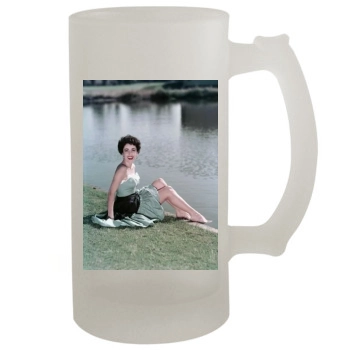 Elizabeth Taylor 16oz Frosted Beer Stein