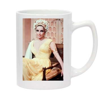 Elizabeth Taylor 14oz White Statesman Mug