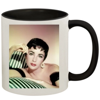 Elizabeth Taylor 11oz Colored Inner & Handle Mug