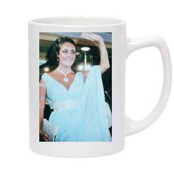 Elizabeth Taylor 14oz White Statesman Mug