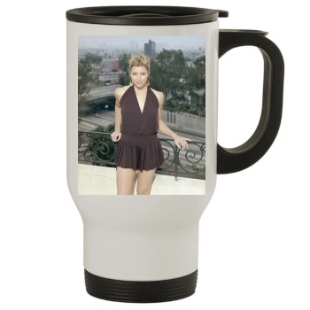 Jessica Biel Stainless Steel Travel Mug