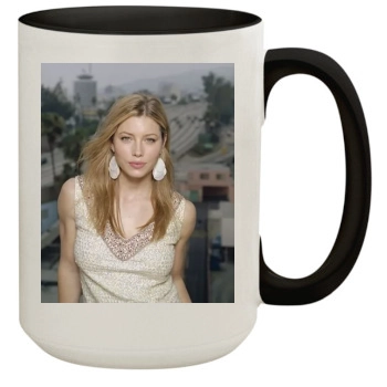 Jessica Biel 15oz Colored Inner & Handle Mug