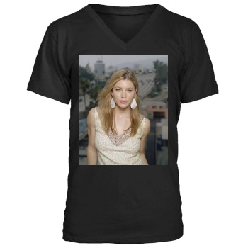 Jessica Biel Men's V-Neck T-Shirt