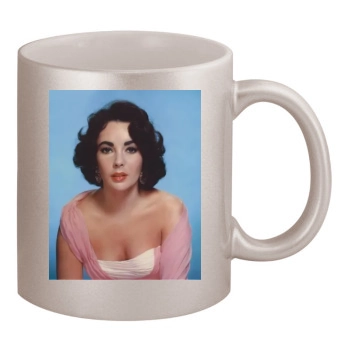 Elizabeth Taylor 11oz Metallic Silver Mug