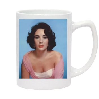 Elizabeth Taylor 14oz White Statesman Mug