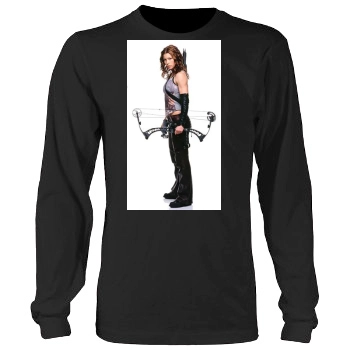 Jessica Biel Men's Heavy Long Sleeve TShirt