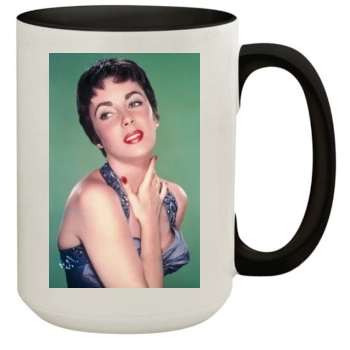 Elizabeth Taylor 15oz Colored Inner & Handle Mug