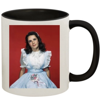 Elizabeth Taylor 11oz Colored Inner & Handle Mug