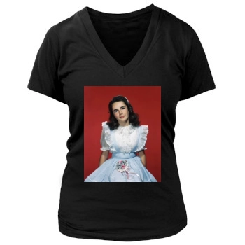 Elizabeth Taylor Women's Deep V-Neck TShirt