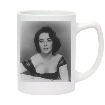 Elizabeth Taylor 14oz White Statesman Mug