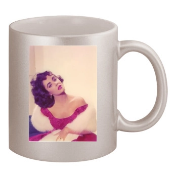 Elizabeth Taylor 11oz Metallic Silver Mug