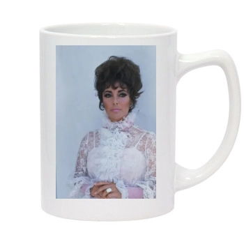 Elizabeth Taylor 14oz White Statesman Mug