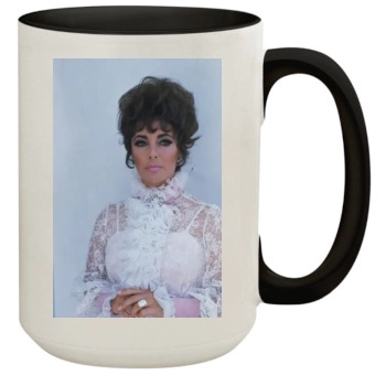 Elizabeth Taylor 15oz Colored Inner & Handle Mug