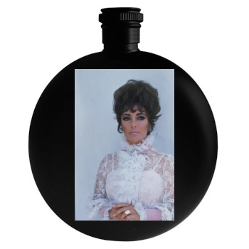 Elizabeth Taylor Round Flask