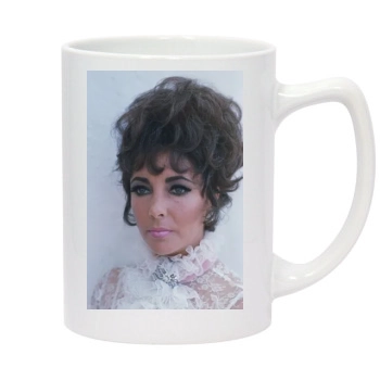 Elizabeth Taylor 14oz White Statesman Mug