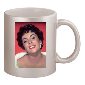 Elizabeth Taylor 11oz Metallic Silver Mug