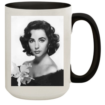 Elizabeth Taylor 15oz Colored Inner & Handle Mug