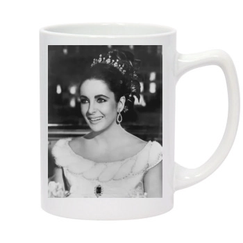 Elizabeth Taylor 14oz White Statesman Mug