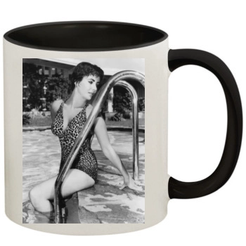 Elizabeth Taylor 11oz Colored Inner & Handle Mug